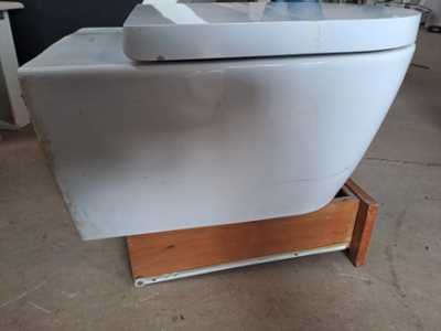 DURAVIT CERAMIC FLOATING TOILETS x 2