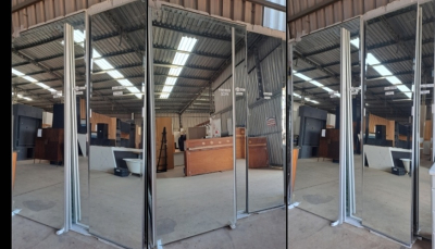 ALUMINIUM FRAME BEVEL MIRRORS