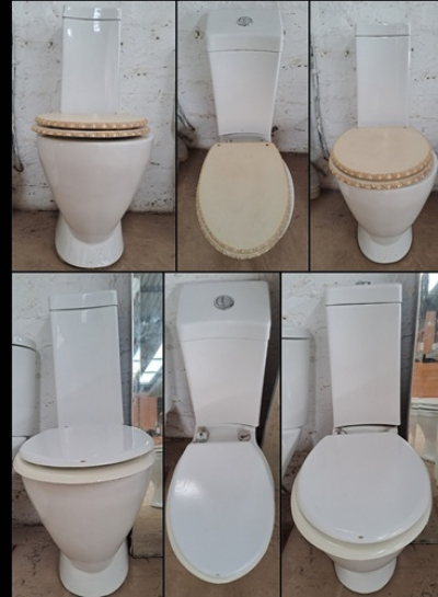CERAMIC TOILETS x 2